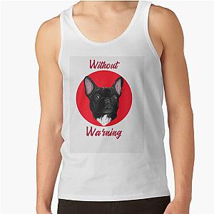 Without Warning Dog Design  21 Savage  songs  Rap Tank Top RB1711