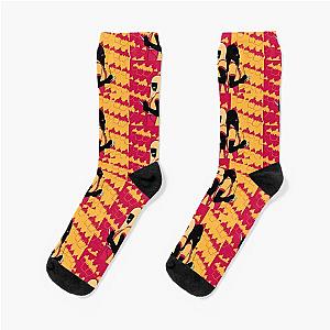 2 broke girls silhouette Socks