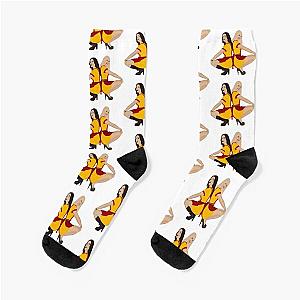 2 Broke Girls Max and Caroline Socks