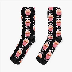 2 Broke Girls Cream Filled  Socks