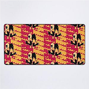 2 broke girls silhouette Desk Mat