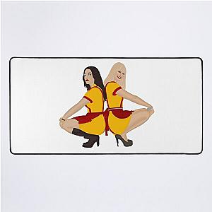 2 Broke Girls Max and Caroline Desk Mat