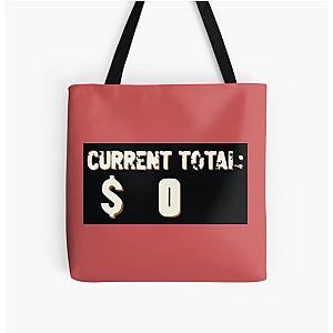 2 Broke Girls - Current Total: All Over Print Tote Bag