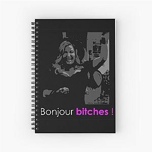 2 broke girls - Bonjour bitches Spiral Notebook