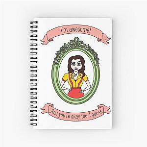 I'm Awesome - Max Black from 2 Broke Girls Spiral Notebook