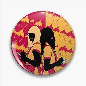 2 broke girls silhouette Pin