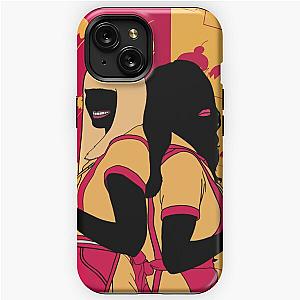 2 broke girls silhouette iPhone Tough Case