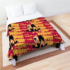 2 broke girls silhouette Comforter