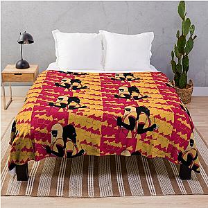 2 broke girls silhouette Throw Blanket