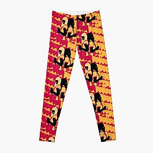 2 broke girls silhouette Leggings