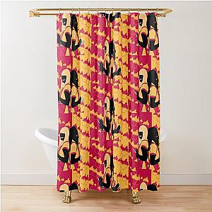 2 broke girls silhouette Shower Curtain