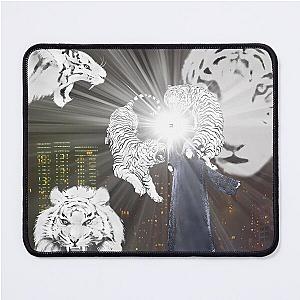 white tiger - 2hollis Mouse Pad