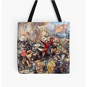 The Battle of Tenflower - 2hollis + Circleain All Over Print Tote Bag