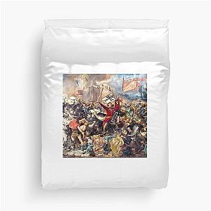 The Battle of Tenflower - 2hollis + Circleain Duvet Cover