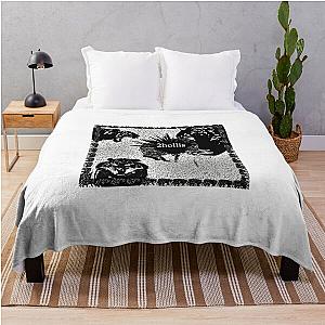 2hollis White Tiger Lore Throw Blanket