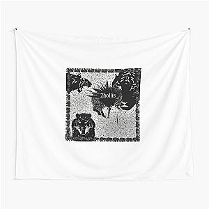 2hollis White Tiger Lore Tapestry