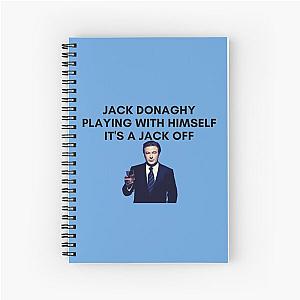 30 Rock - Jack Donaghy playing with himself: its a jack off Spiral Notebook