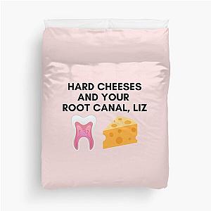 30 Rock - Hard cheeses and your root canal, Liz Duvet Cover