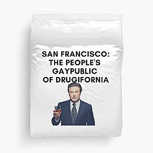 30 Rock - Jack Donaghy - San Francisco: The People's Gaypublic of Drugifornia Duvet Cover