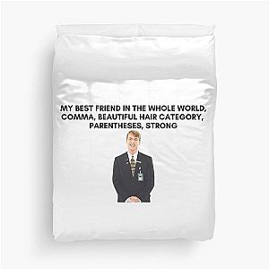 30 Rock - Kenneth - My best friend in the whole world, beautiful hair category (strong) Duvet Cover