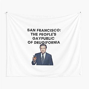 30 Rock - Jack Donaghy - San Francisco: The People's Gaypublic of Drugifornia Tapestry