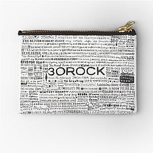 138 Episodes of 30 Rock Zipper Pouch