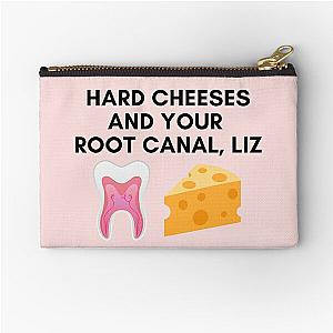 30 Rock - Hard cheeses and your root canal, Liz Zipper Pouch