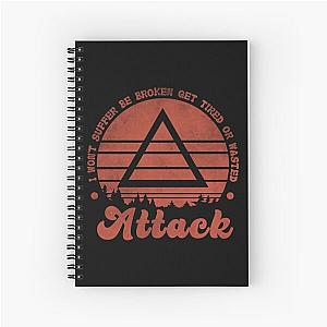 30 Seconds to Mars Attack  Spiral Notebook