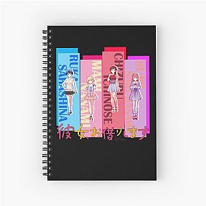 Funny Man Kanojo Romantic Okarishimasu Comedy Manga Love You Fans Spiral Notebook