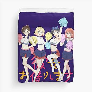 Kanojo Okarishimasu Anime Duvet Cover - Cute Cheerleaders