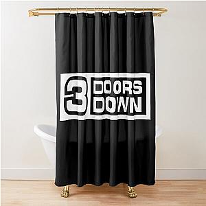 3 Doors Down logo Shower Curtain