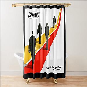 3 Doors Down landing in london part 1 Shower Curtain