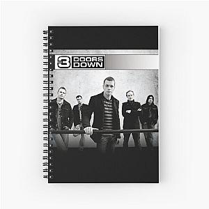 3 Doors Down 3 doors down 2 Spiral Notebook