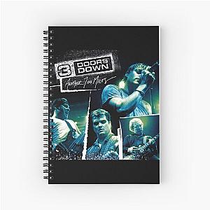 3 Doors Down another 700 miles Spiral Notebook