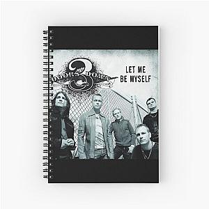 3 Doors Down let me be myself Spiral Notebook