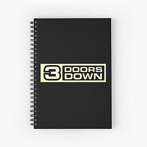 3 doors down best new logo Spiral Notebook