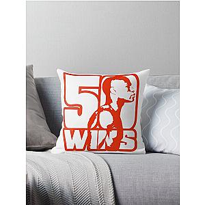 50 Wins Mayweather Money 50 Cent Parody Design Throw Pillow