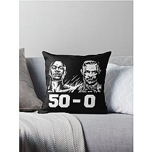 50 Wins Mayweather Money 50 Cent Parody Design Throw Pillow