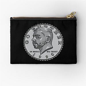 Bruce Jackson 50 Cent Coin Zipper Pouch