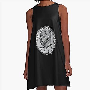 Bruce Jackson 50 Cent Coin A-Line Dress