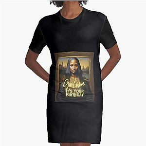 50 Cent In da club Mona Lisa Graphic T-Shirt Dress