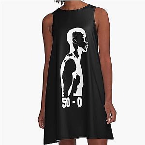 50 Wins Mayweather Money 50 Cent Parody Design A-Line Dress