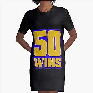 50 Wins Mayweather Money 50 Cent Parody Design Graphic T-Shirt Dress