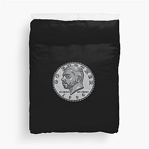 Bruce Jackson 50 Cent Coin Duvet Cover