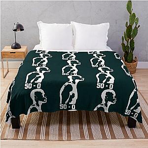 50 Wins Mayweather Money 50 Cent Parody Design Throw Blanket