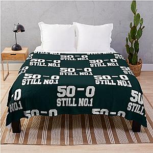 50 Wins Mayweather Money 50 Cent Parody Design Throw Blanket