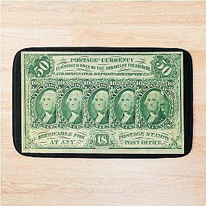 Fractional Currency: 50 cent bill - 1862 Bath Mat