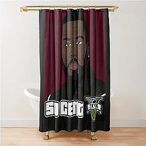 50 Cent  Shower Curtain