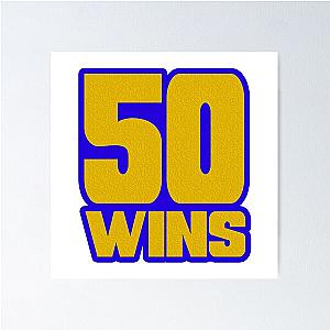 50 Wins Mayweather Money 50 Cent Parody Design Poster