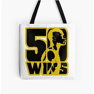 50 Wins Mayweather Money 50 Cent Parody Design All Over Print Tote Bag